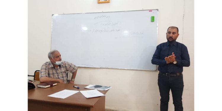 The University of Samarra – Archeology, and Education gather in a lecture for graduate students