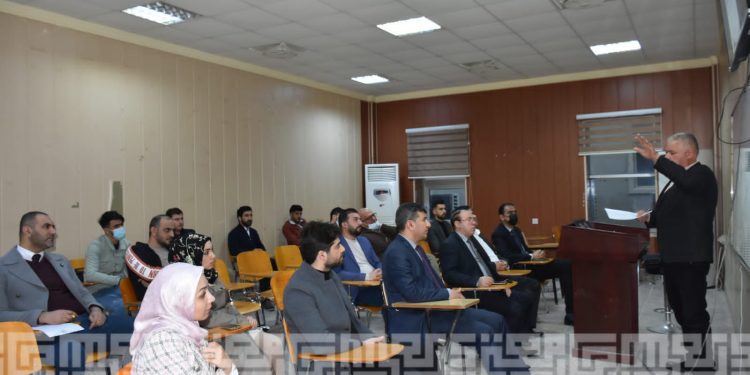 The Department of Electromechanical Engineering organizes a panel discussion entitled (The Hazards of Subsurface Water on the Infrastructure of Samarra City)