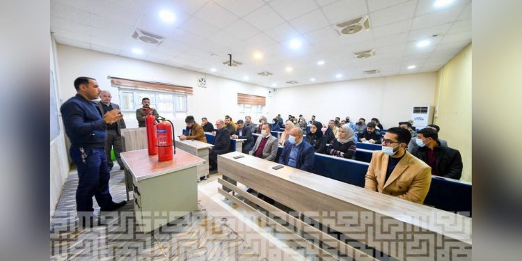 The University of Samarra holds a training course on on-site emergency plans
