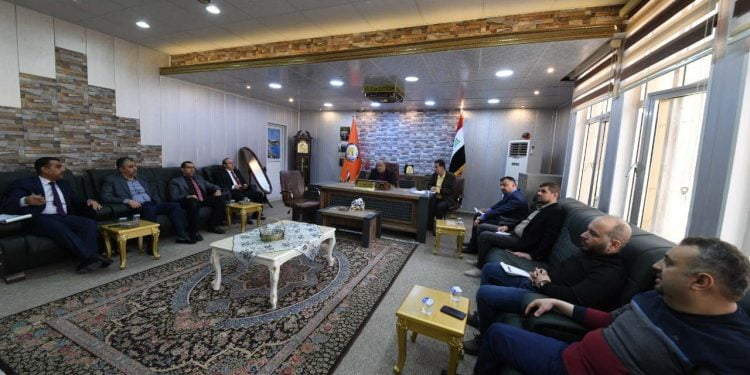 Vice President of Samarra University for Scientific Affairs meets the Study Leave Committee inside Iraq