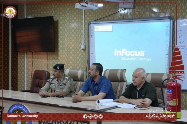 الدفاع المدني في جامعة سامراء ينظم دورة تدريبية لفرق الحماية الذاتية