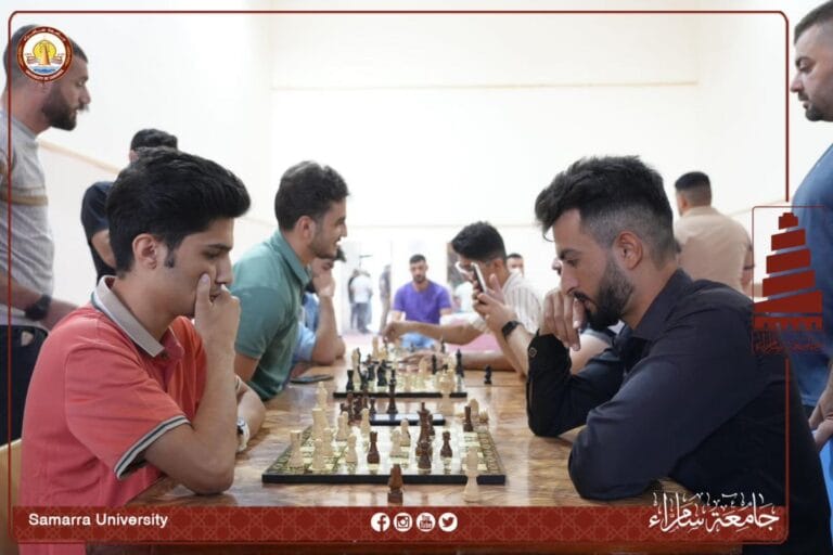 The Student Activities Department organizes a chess championship for university students.