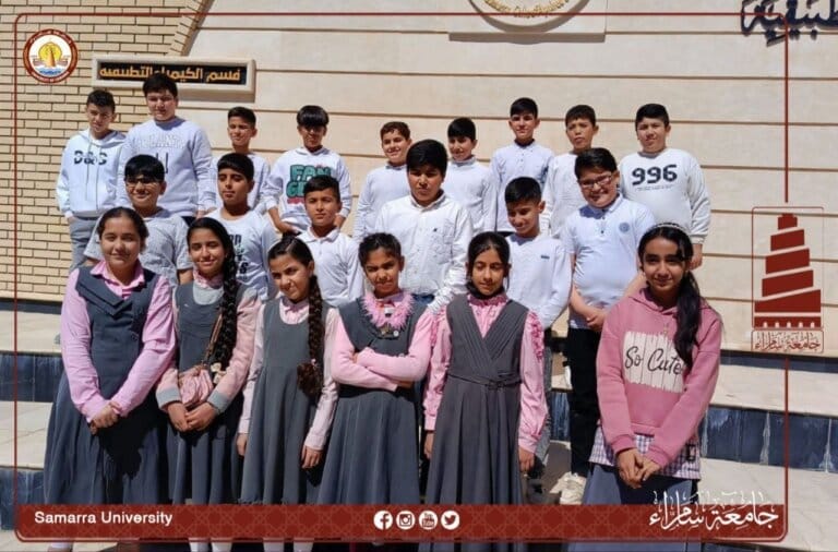 زيارة علمية لمدرسة الارتقاء الاهلية لمختبرات كلية التربية