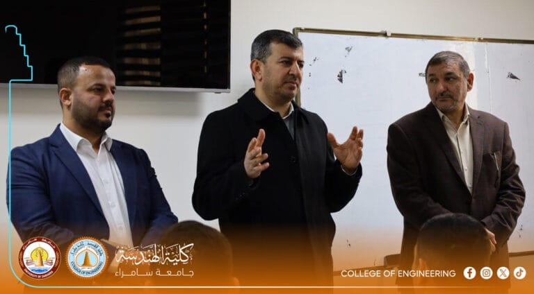 Dean of the College of Engineering Meets First-Year Civil Engineering Students to Strengthen Academic and Educational Pathways