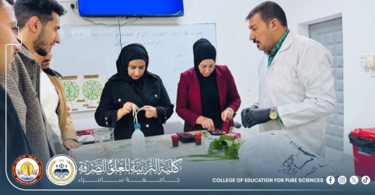 Department of Biology Organizes a Training Course on Identifying Stomatal Types in Different Plant Species