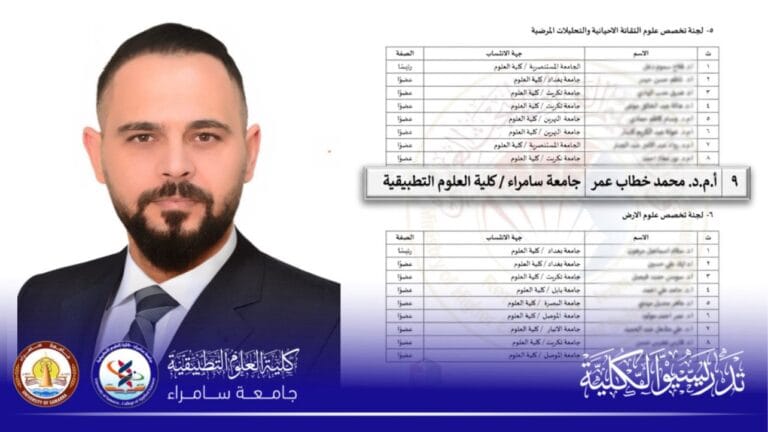 Assistant Professor Dr. Mohammed Khattab Selected as Expert Consultant on Ministerial Committee for Curriculum Development