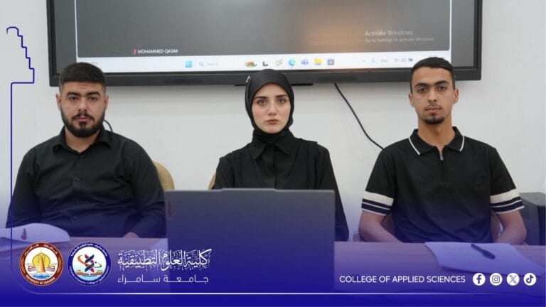 A student from the College of Applied Sciences achieves second place in the University Debates