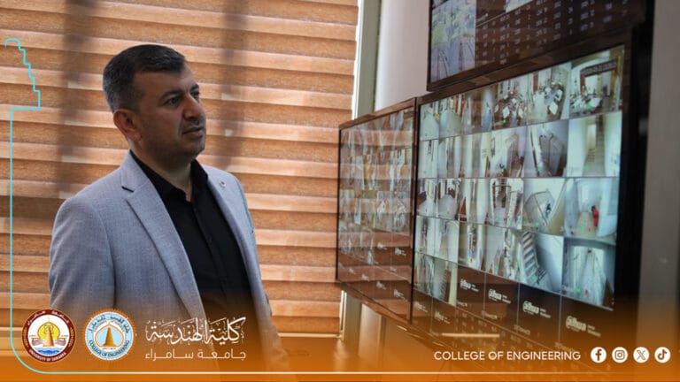Dean of the College of Engineering Reviews Completion of Modern Security Camera System