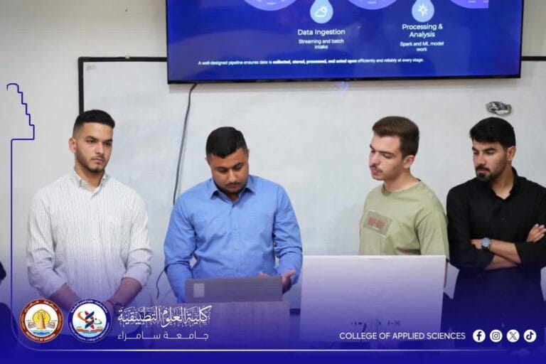 Computer Science Department Students Discuss Seminar Presentations for the Principles of Computer Organization Course