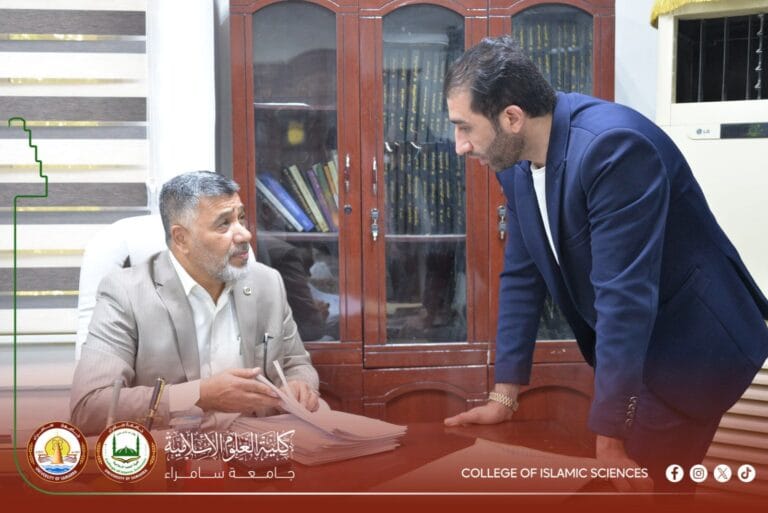 Dean of the College of Islamic Sciences Follows Up on the Work of Examination and Auditing Committees in the Department of Sharia
